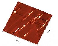 Meteorite impact on a nano scale