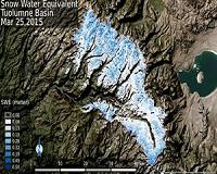 California Tuolumne Snowpack 40 Percent of Worst Year