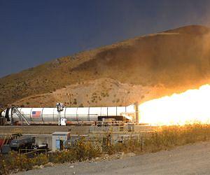 NASA Tests Five-Segment Solid Rocket Motor