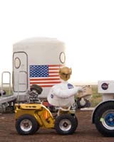 Space Droids In The Desert