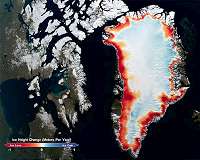 NASA space laser missions map 16 years of ice sheet loss