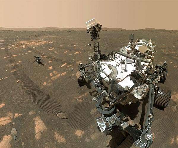 Getting a robot to take a selfie on Mars