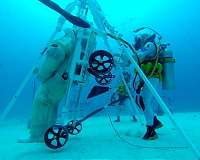 ESA testing lunar rescue device tested underwater at NASA's NEEMO 23
