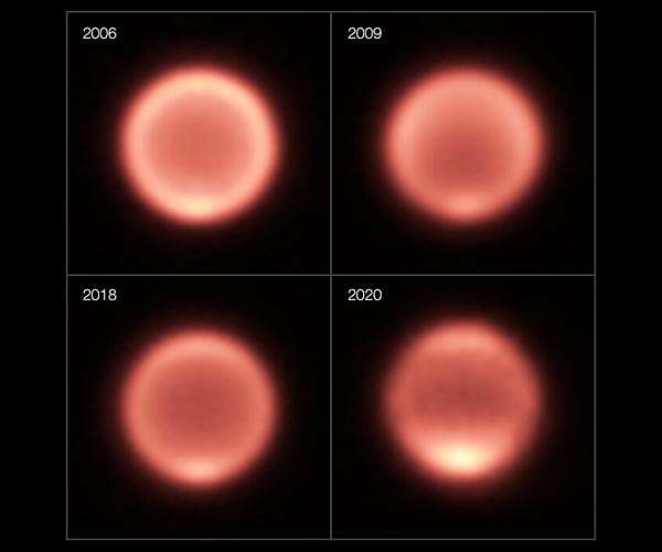 ESO telescope captures surprising changes in Neptune's temperatures