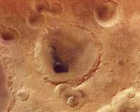 Crater Neukum named after Mars Express founder