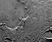 Zooming in on Pluto's Pattern of Pits