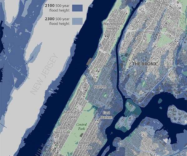 Vulnerable to climate change, New York constructs seawall