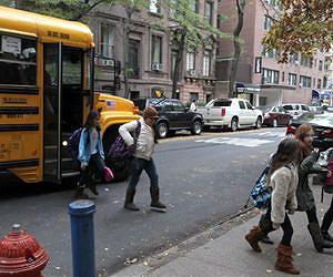 Lessons at home and homework at school in US