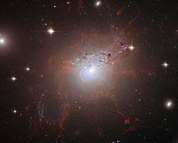 Hubble Sees Magnetic Monster In Erupting Galaxy