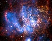 Wall Divides East And West Sides Of Cosmic Metropolis