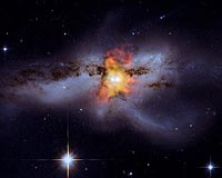NGC 6240: Black Holes Go 'Mano A Mano'