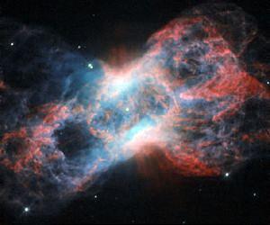 Hubble Sees a Celestial Swan and Butterfly