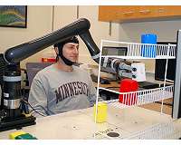 Research shows people can control a robotic arm with only their minds
