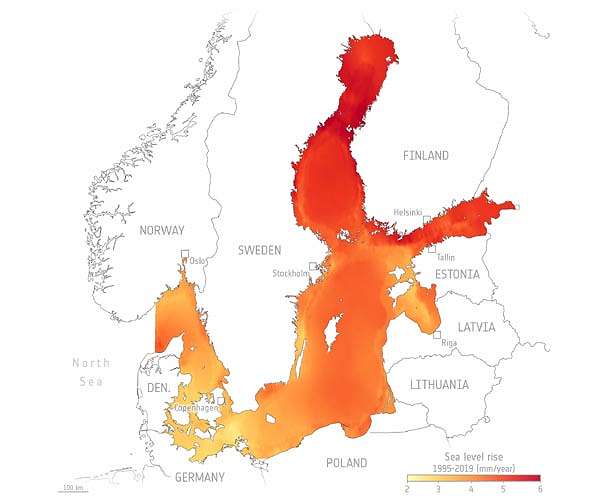 New satellite data techniques reveal coastal sea-level rise