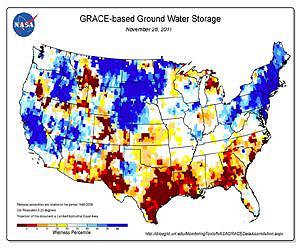 Texas Drought Visible in New National Groundwater Maps