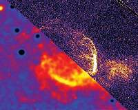 First evidence of gigantic remains from star explosions
