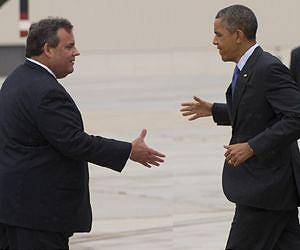 Remembering storm, Obama, Christie again the odd couple