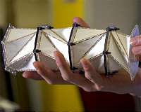 Origami-inspired materials could soften the blow for reusable spacecraft
