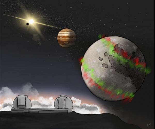 New aurorae detected on Jupiter's four largest moons