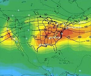 Climate change increases the risk of ozone damage to plants