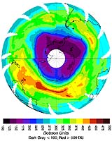 Antarctic Ozone Hole Back To Typical Large Size