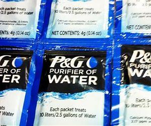 Water-purification plant the size of a fast-food ketchup packet saves lives