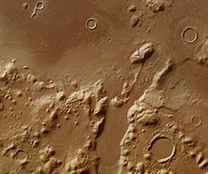 Mountains and Buried Ice on Mars