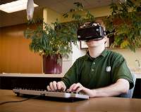 Physical keyboards make virtual reality typing easier