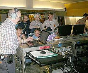 'Live' airborne astronomy