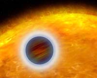 Hubble Probes Layer-Cake Structure Of Extra Solar Gas Giant Atmosphere