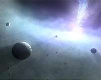 Planets around a black hole?