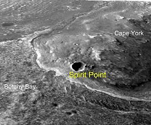 Opportunity Heads Toward 'Spirit Point'