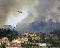 Fires Rage Out Of Control Across Portugal