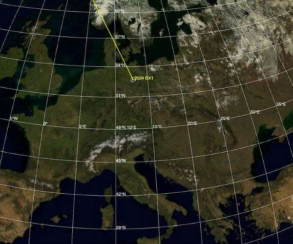 NASA's Scout System successfully predicts small asteroid impact over Germany