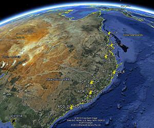 Proba-V tracking aircraft in flight from orbit