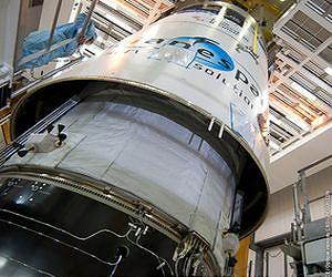 Europe's next ATV resupply spacecraft enters final preparatio?ns for its Ariane 5 launch
