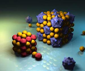 Synthetic and biological nanoparticles combined to produce new metamaterials