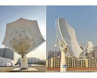 Prototype dish for SKA super telescope assembled in China