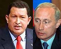 Putin, Chavez discuss military, technical cooperation