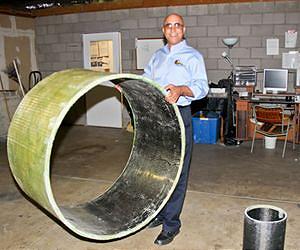 UA Engineering Professor Uses Aerospace Materials to Build Endless Green Pipeline