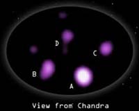 Chandra Looks Over A Cosmic Four-Leaf Clover