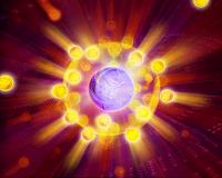 Observing the birth of quasiparticles in real time