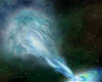 Quasar jets confuse orbital telescope