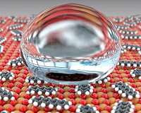 Rare-earths become water-repellent only as they age