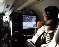 Guard Units Provide Real-Time Video Of Flood Damaged Areas