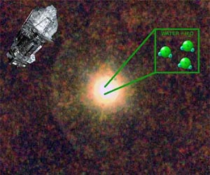 Herschel Finds Hot Water Vapor Around a Carbon Star