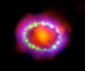 ALMA Spots Supernova Dust Factory