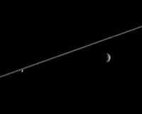 Rhea Rings And Enceladus