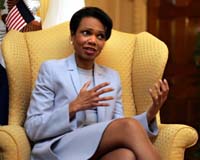 Rice Cool To Reports Of Nuclear Compromise With Iran