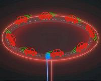 Atomic beltway could solve problems of cosmic gravity